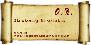 Otrokocsy Nikoletta névjegykártya